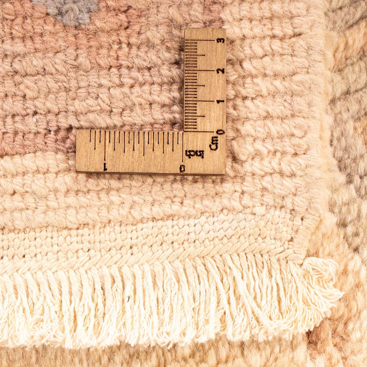 Tapis de couloir Tapis Népalais - 331 x 71 cm - beige