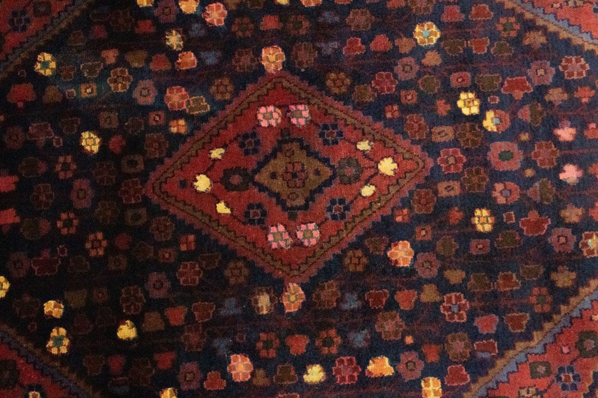 Tapis persan - Nomadic - 174 x 125 cm - bleu