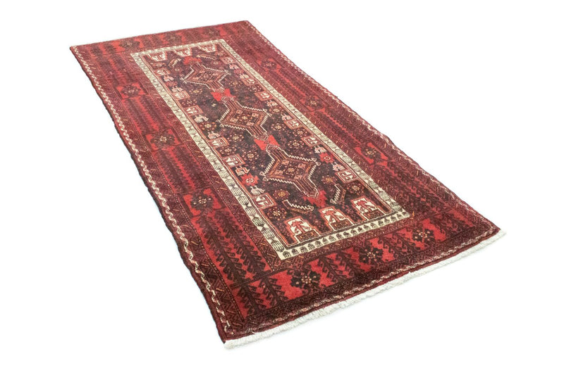 Tapis Belutsch - 208 x 105 cm - rouge