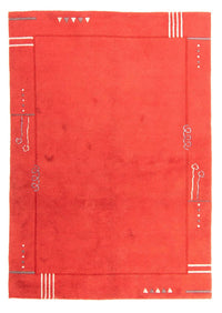 Tapis Népalais - 228 x 162 cm - rouge