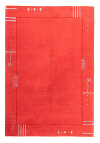 Tapis Népalais - 228 x 162 cm - rouge