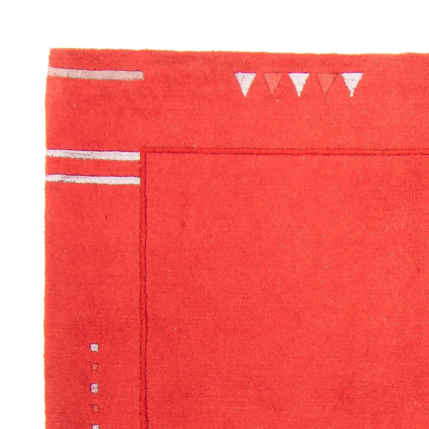 Tapis Népalais - 228 x 162 cm - rouge