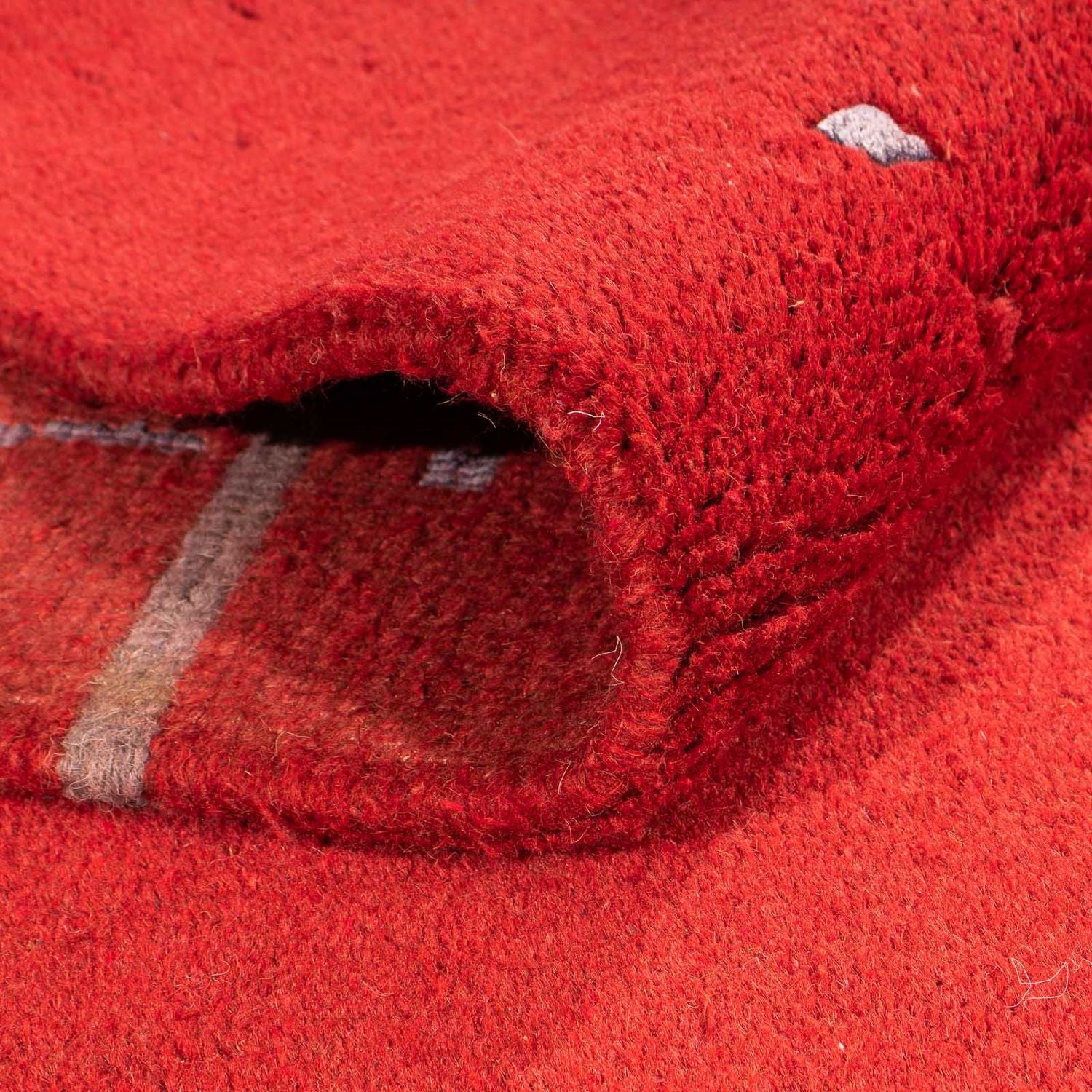 Tapis Népalais - 228 x 162 cm - rouge