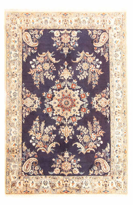 Tapis persan - Nain - Royal - 197 x 129 cm - bleu foncé