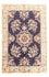 Tapis persan - Nain - Royal - 197 x 129 cm - bleu foncé