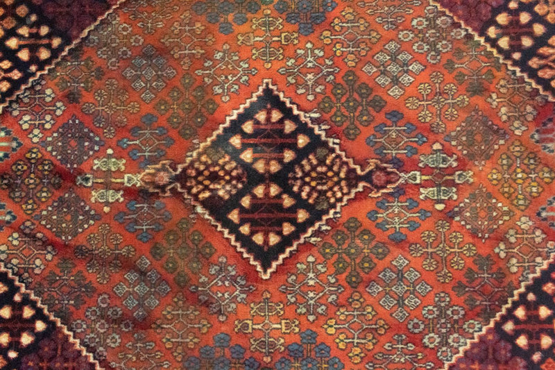 Tapis persan - Nomadic - 150 x 103 cm - orange