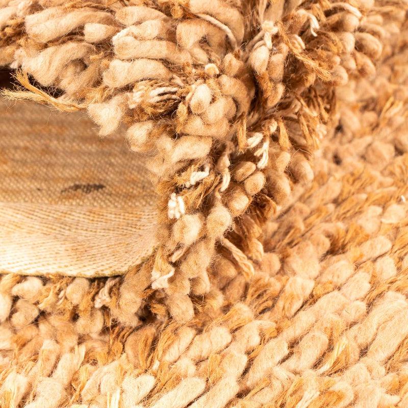 Tapis à poils longs - 200 x 140 cm - beige