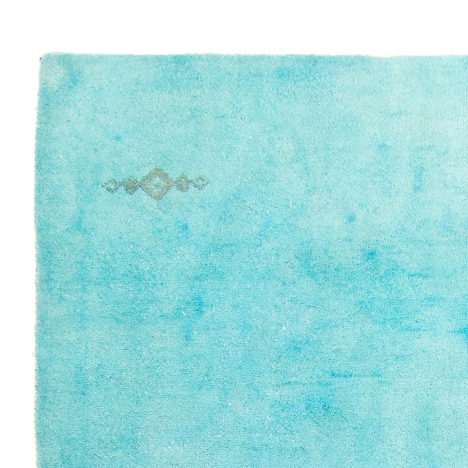 Tapis Gabbeh - Indus - 197 x 129 cm - turquoise