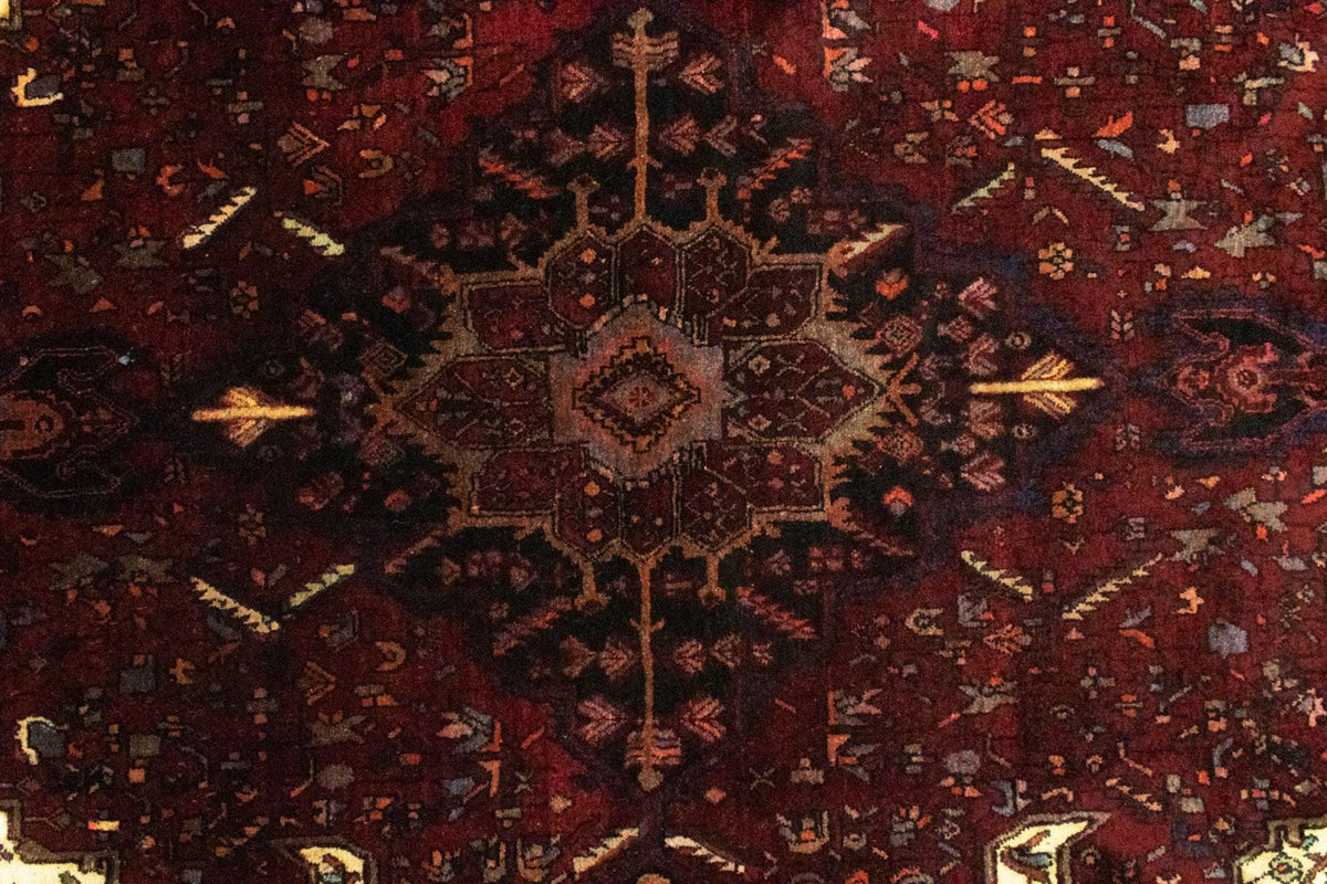 Tapis persan - Bidjar - 244 x 146 cm - rouge