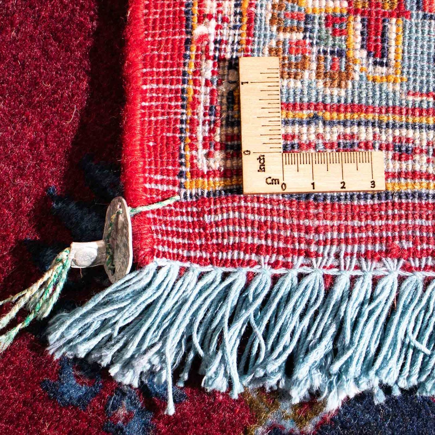 Tapis persan - Keshan - 325 x 225 cm - rouge foncé