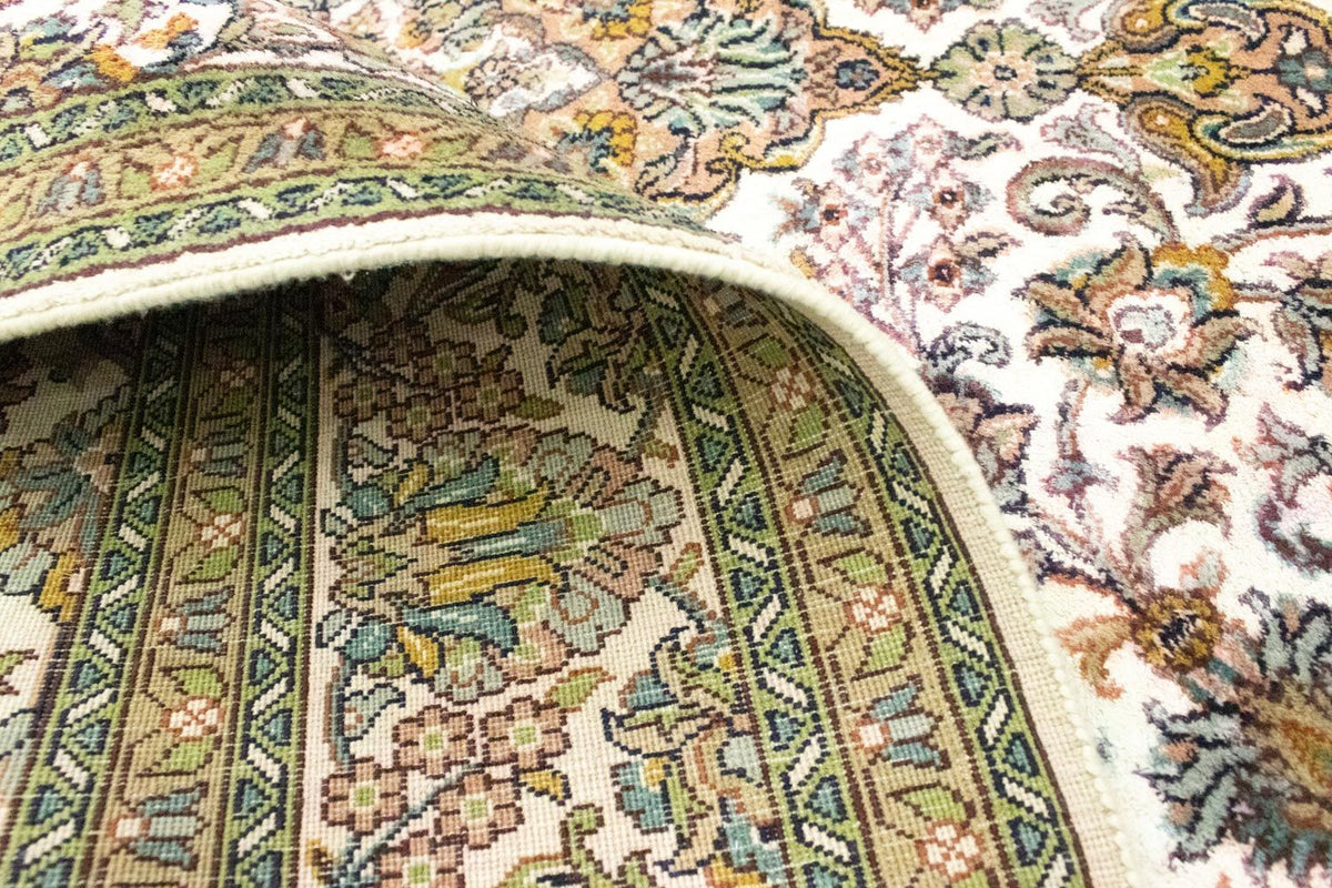 Tapis en soie du Cachemire Tapis 153x217cm - Tapis oriental