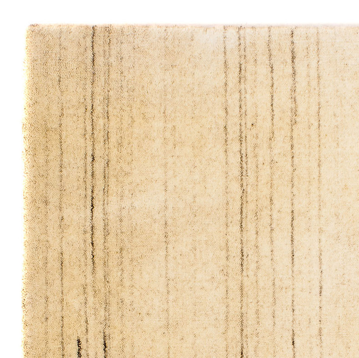 Tapis Gabbeh - Softy carré  - 74 x 69 cm - beige