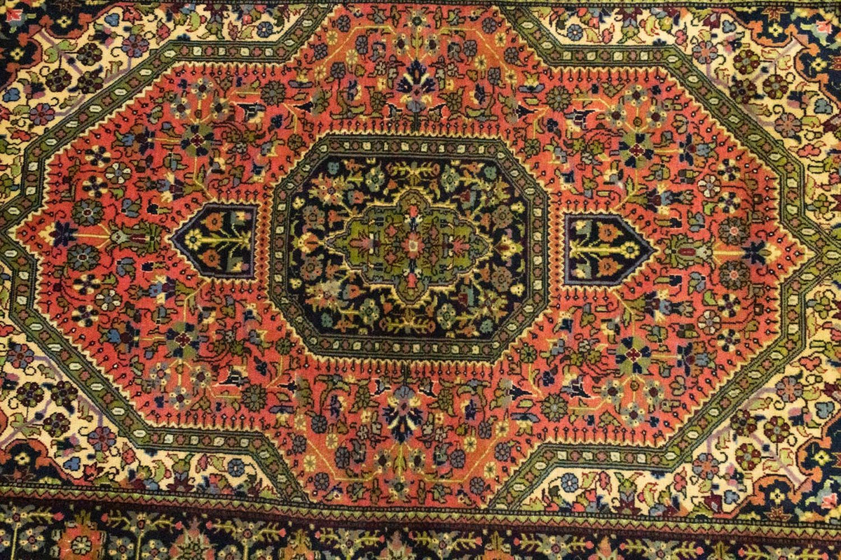 Tapis persan - Ghom - 163 x 107 cm - rouge clair