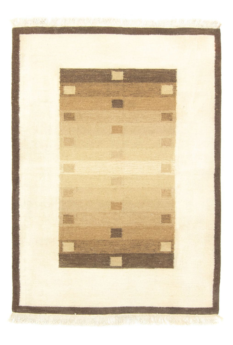 Tapis Kelim - Tendance - 195 x 140 cm - marron