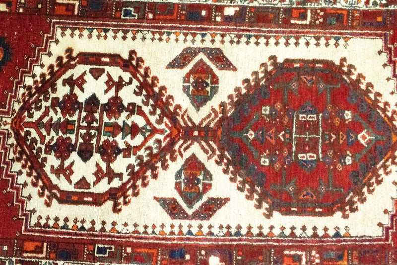 Tapis persan - Nomadic - 160 x 96 cm - rouge