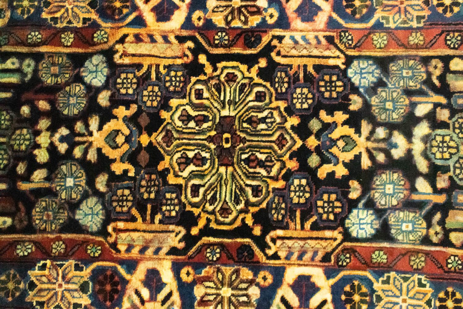 Tapis persan - Nomadic - 172 x 90 cm - bleu