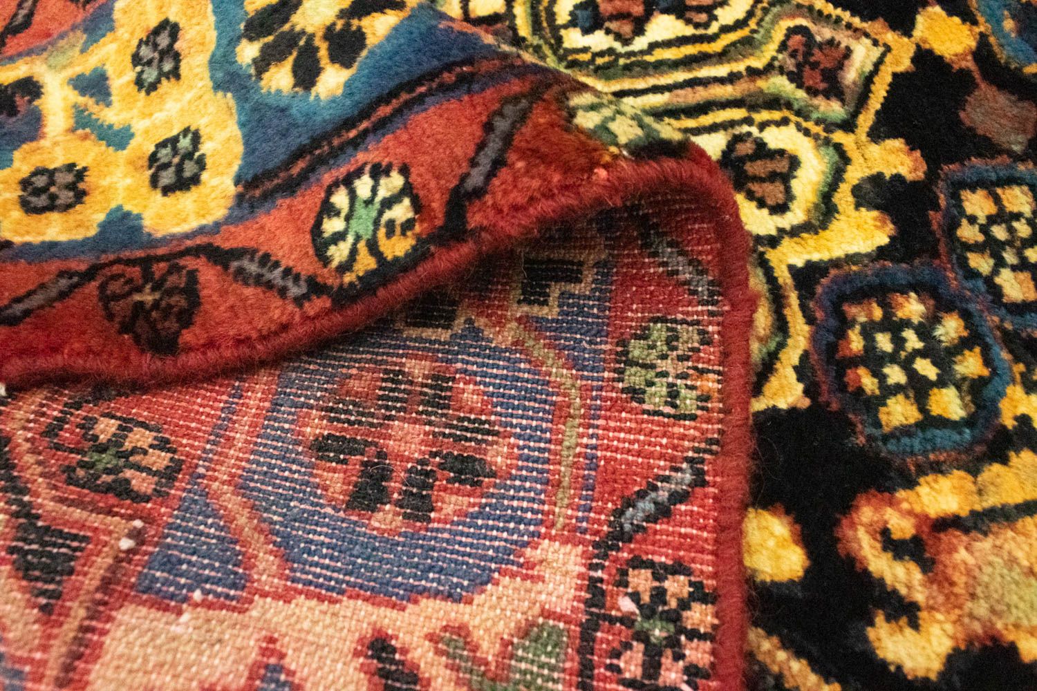 Tapis persan - Nomadic - 172 x 90 cm - bleu