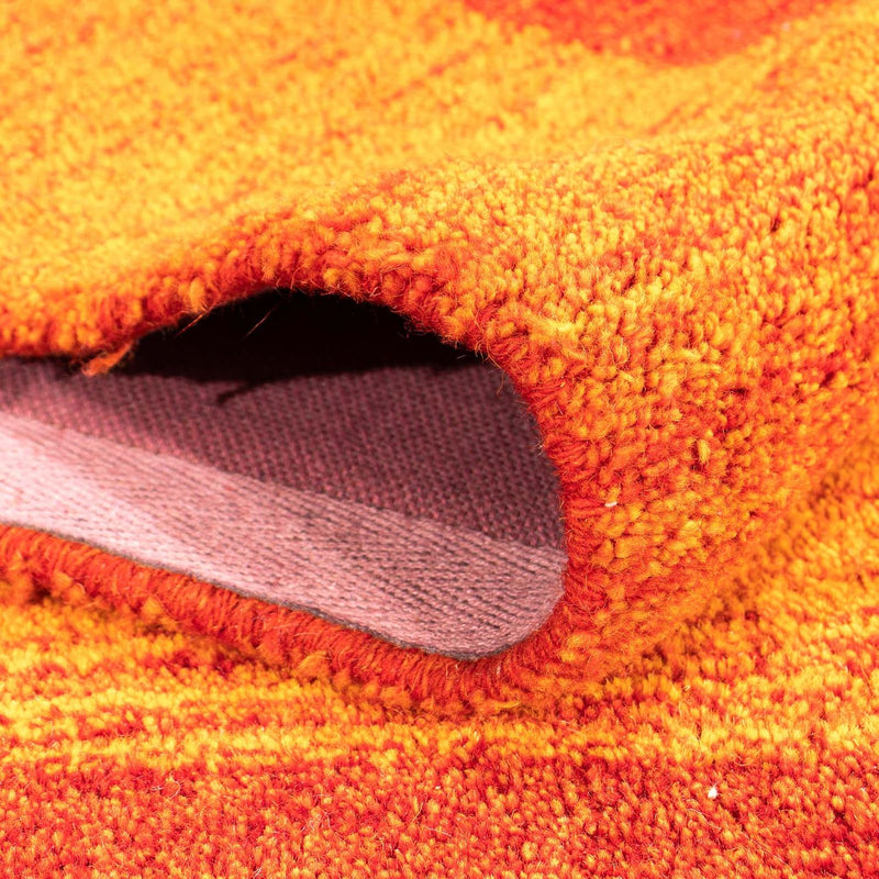 Tapis en laine - 226 x 160 cm - orange