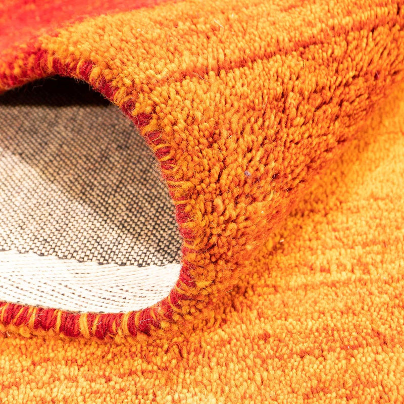 Tapis en laine - 233 x 160 cm - orange
