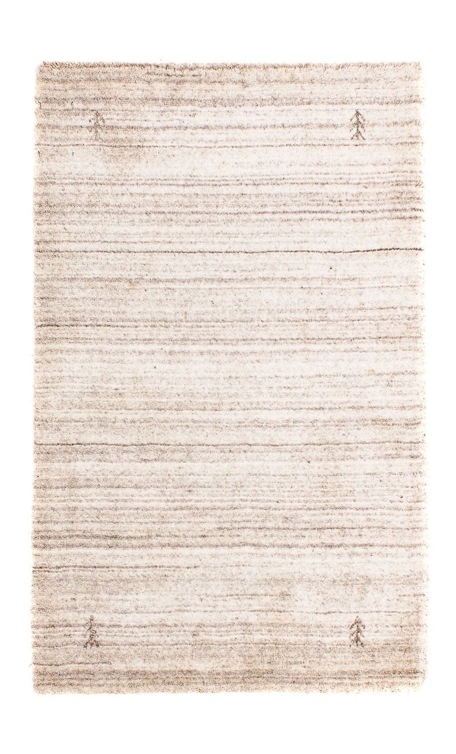 Tapis Gabbeh - Loribaft Softy - 95 x 60 cm - beige
