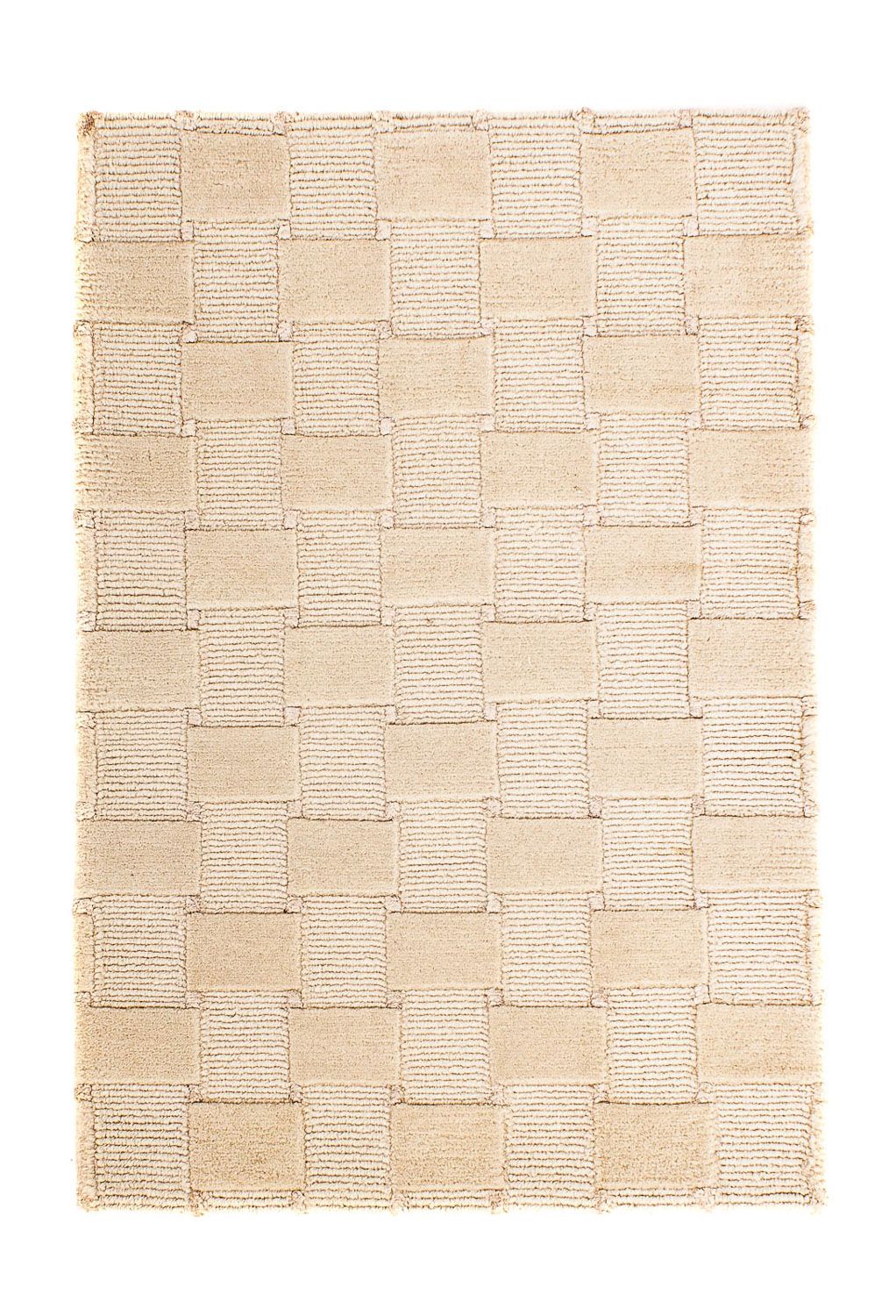 Tapis Népalais - 90 x 60 cm - beige
