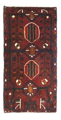 Tapis persan - Nomadic - 100 x 50 cm - rouge