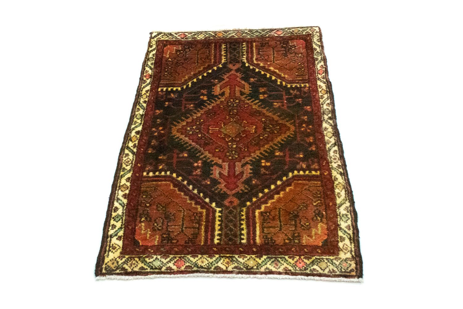 Tapis persan - Nomadic - 106 x 65 cm - bleu