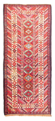 Tapis de couloir Tapis persan - Nomadic - 320 x 143 cm - rouge clair