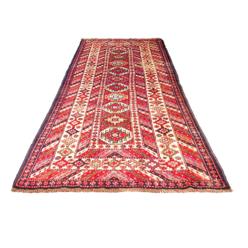 Tapis de couloir Tapis persan - Nomadic - 320 x 143 cm - rouge clair