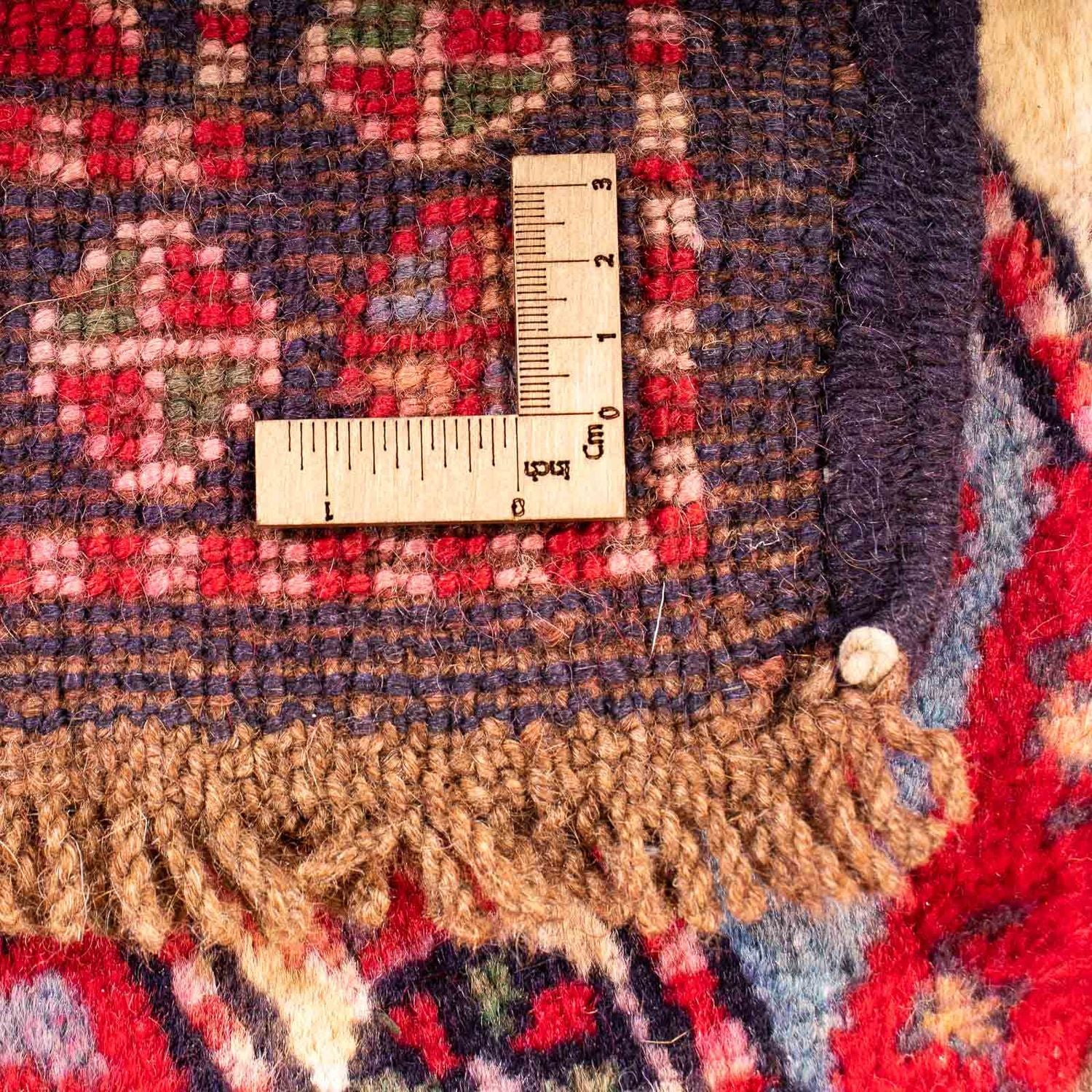Tapis de couloir Tapis persan - Nomadic - 320 x 143 cm - rouge clair