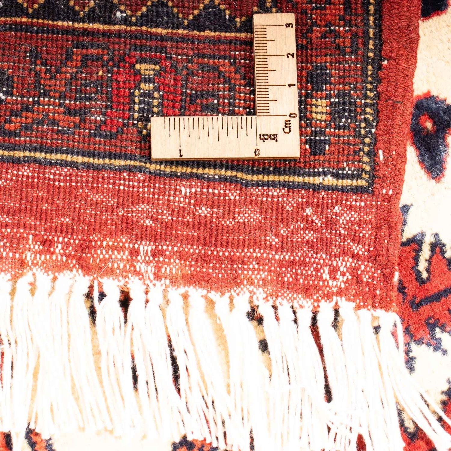 Tapis afghan - 270 x 186 cm - beige