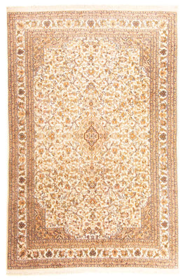 Tapis en soie - Soie du Cachemire - 270 x 186 cm - beige