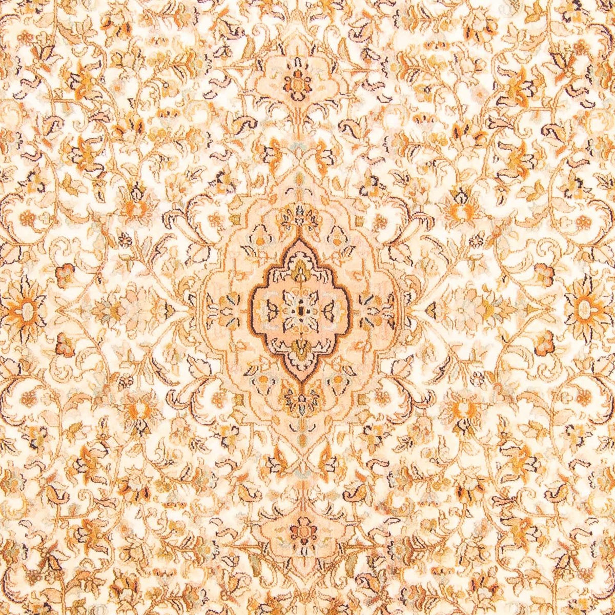 Tapis en soie - Soie du Cachemire - 270 x 186 cm - beige