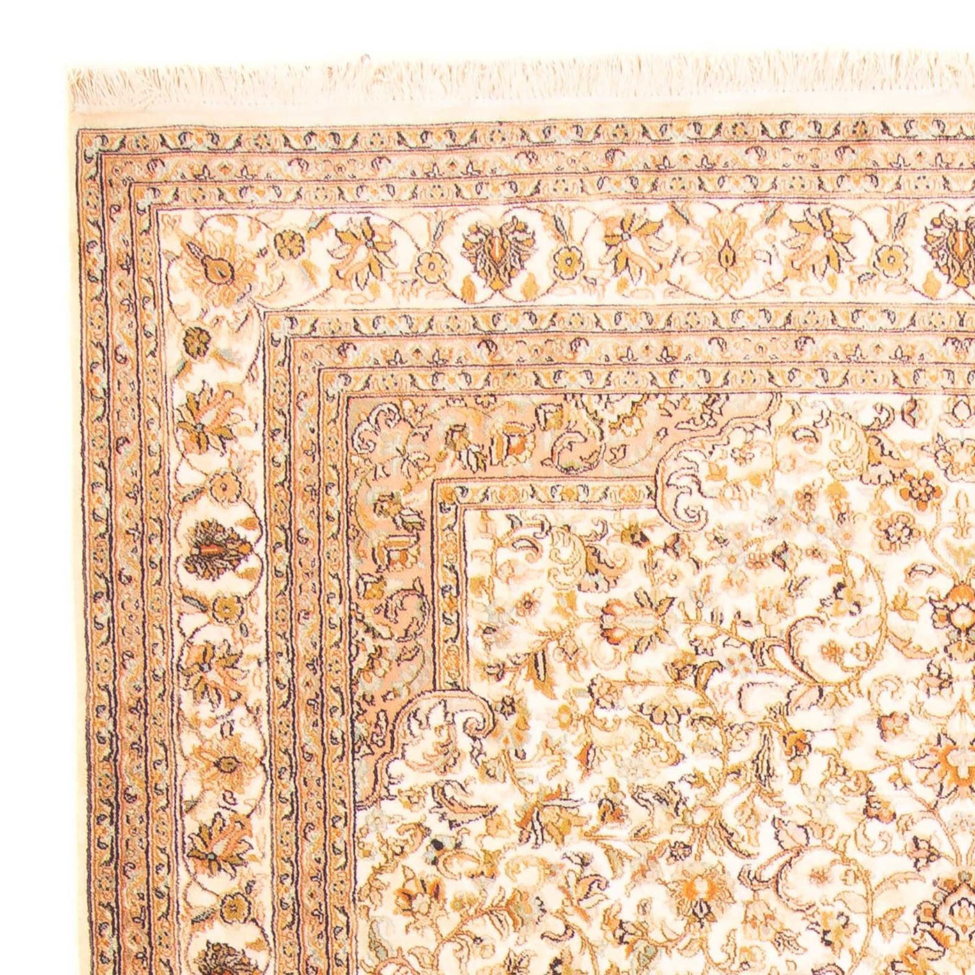 Tapis en soie du Cachemire Tapis 270x186cm - Tapis oriental