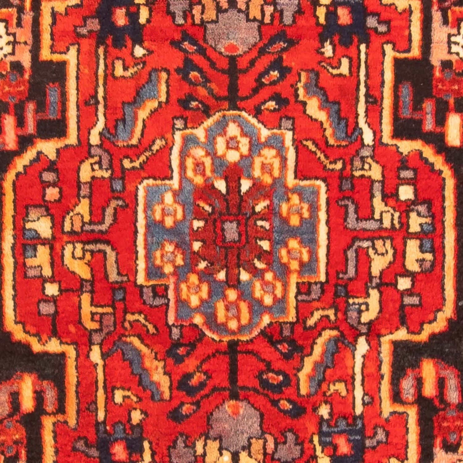 Tapis de couloir Tapis persan - Nomadic - 290 x 145 cm - rouge foncé