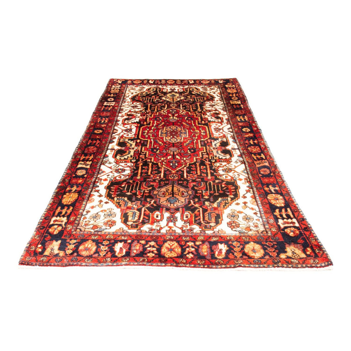 Tapis de couloir Tapis persan - Nomadic - 290 x 145 cm - rouge foncé