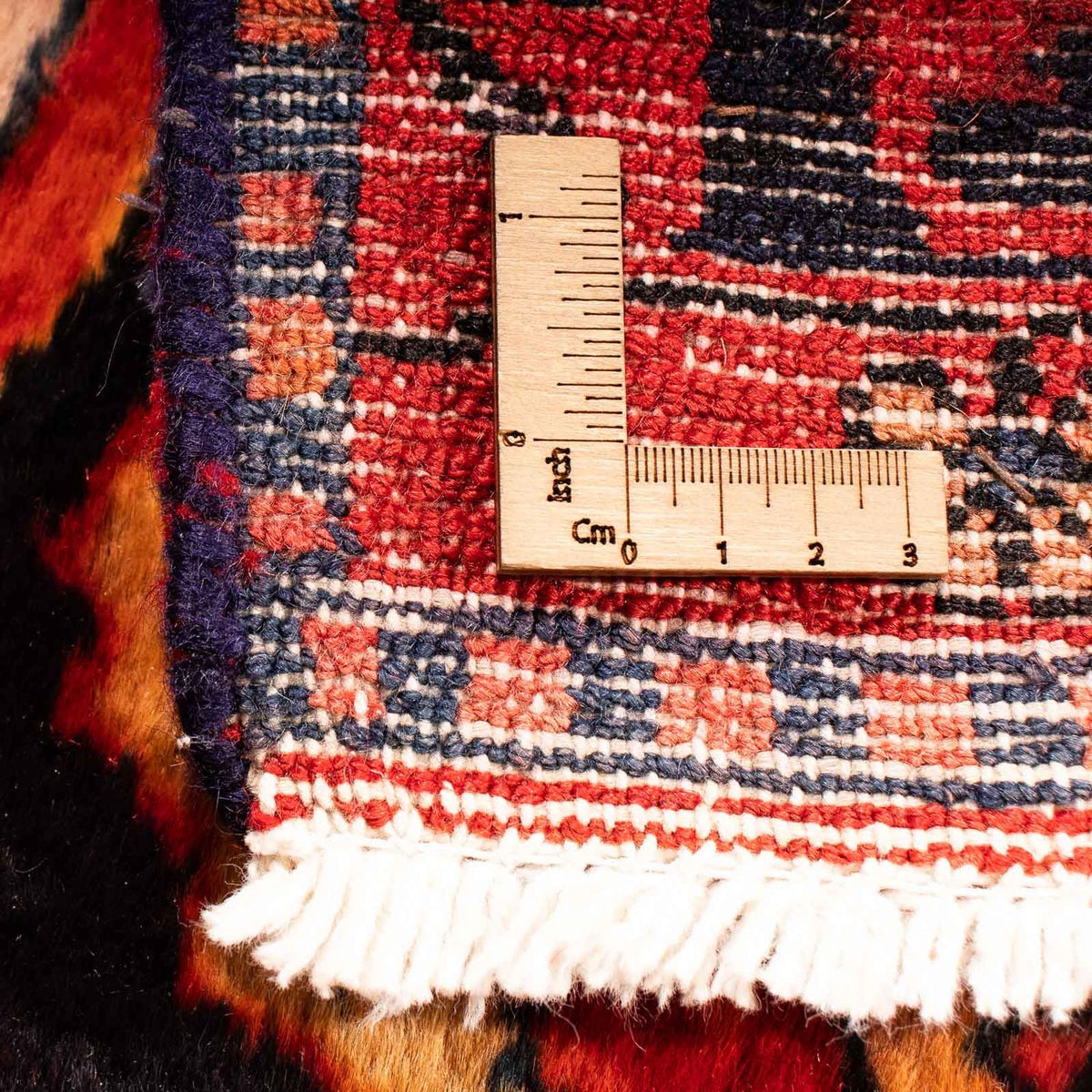 Tapis de couloir Tapis persan - Nomadic - 290 x 145 cm - rouge foncé