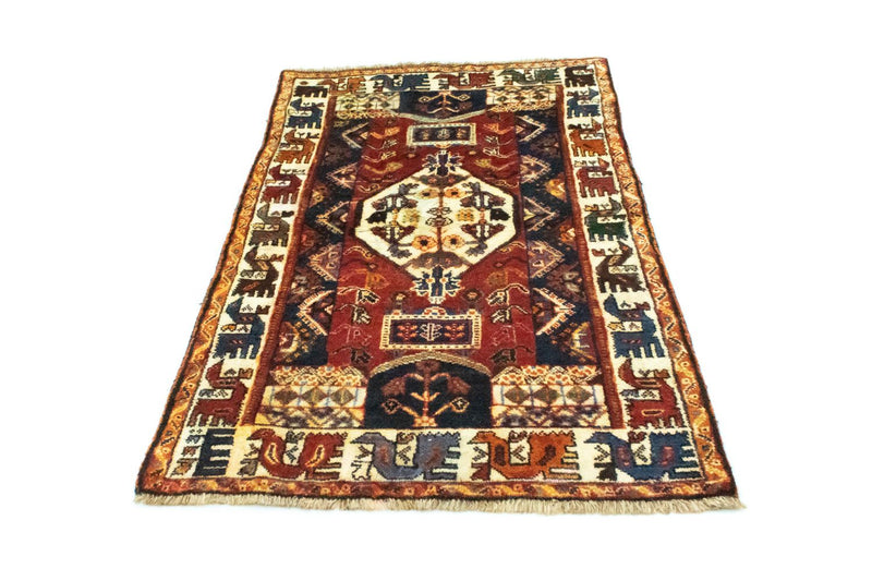 Tapis persan - Nomadic - 146 x 91 cm - rouge