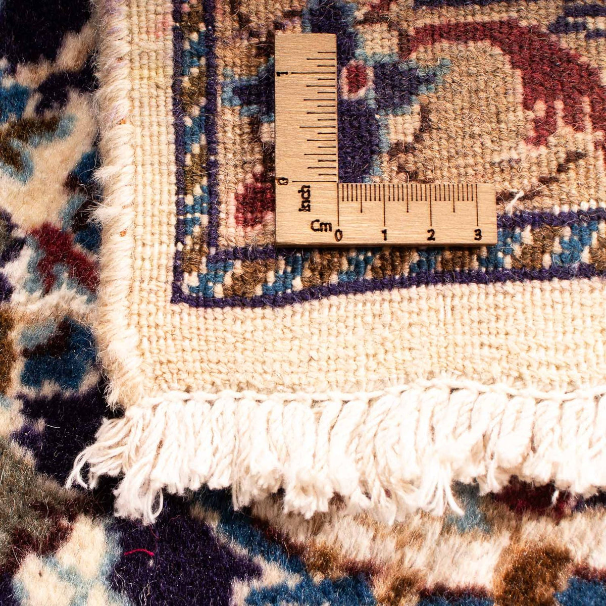 Tapis persan - Nain - Royal - 292 x 197 cm - bleu foncé