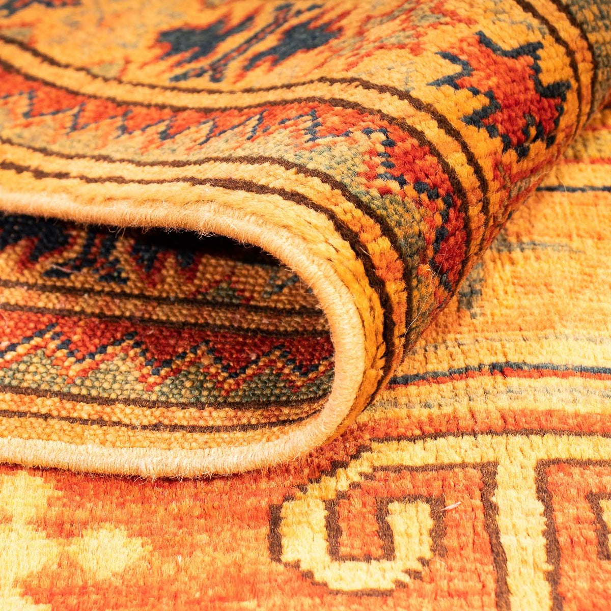 Tapis Ziegler - Kazak - 253 x 183 cm - or