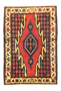 Tapis persan - Nomadic - 151 x 103 cm - rouge