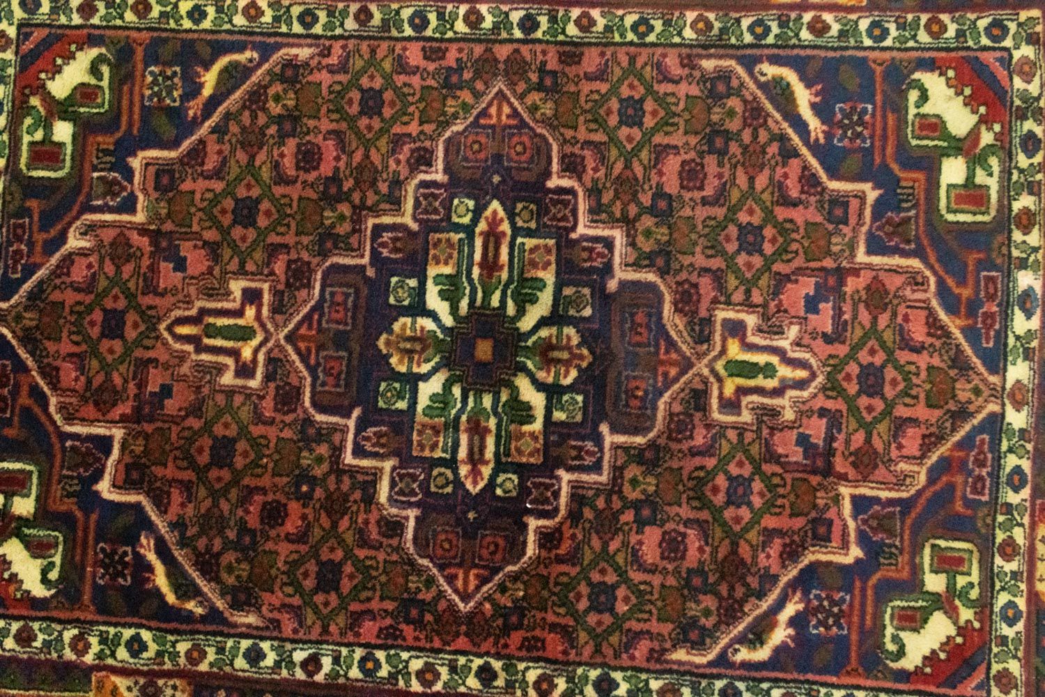 Tapis persan - Nomadic - 145 x 110 cm - orange