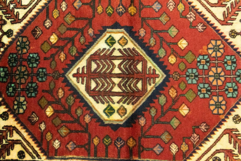 Tapis persan - Nomadic - 143 x 106 cm - orange
