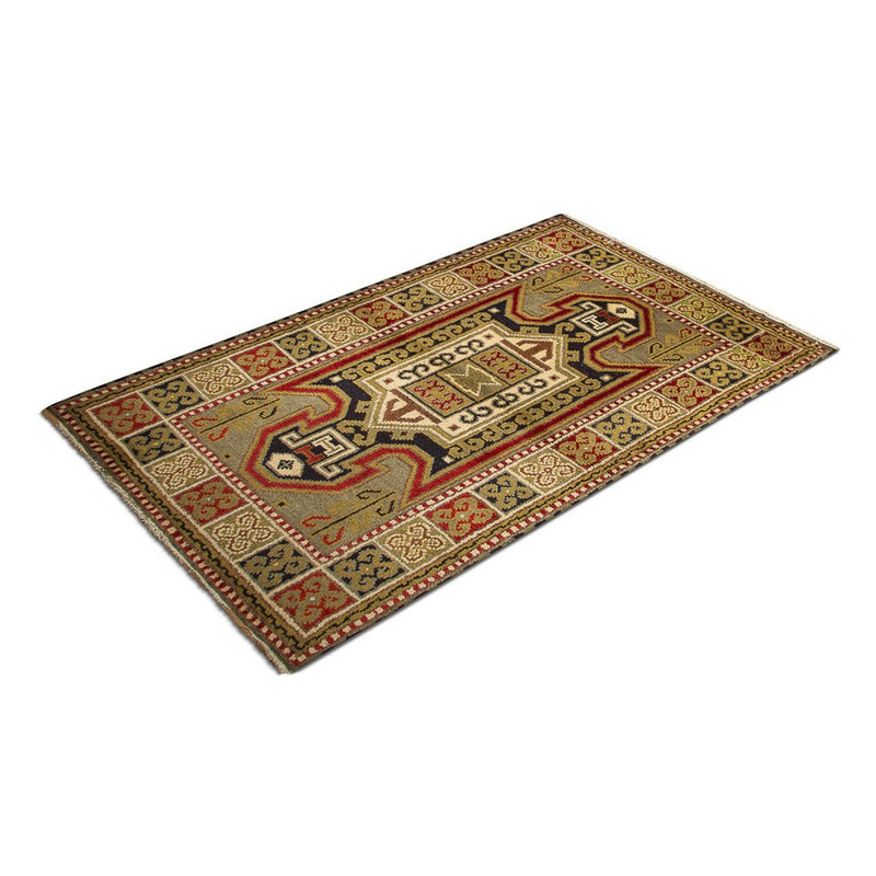 Tapis oriental - 153 x 93 cm - vert clair
