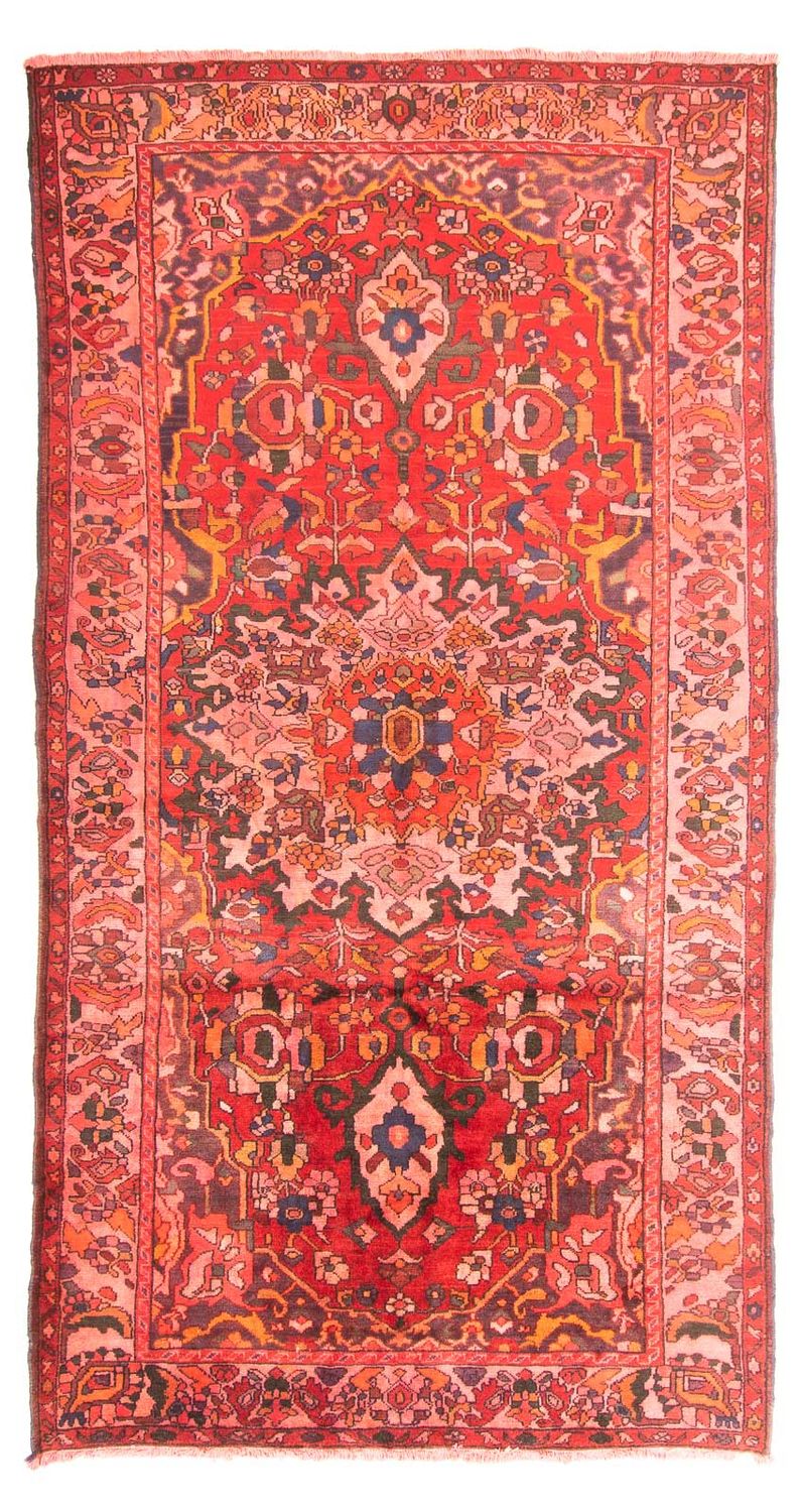 Tapis persan - Nomadic - 304 x 160 cm - rouge clair