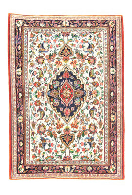 Tapis persan - Ghom - 145 x 102 cm - beige