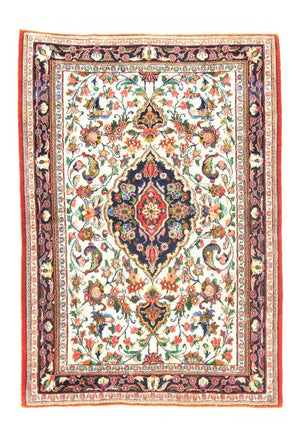 Tapis persan - Ghom - 145 x 102 cm - beige