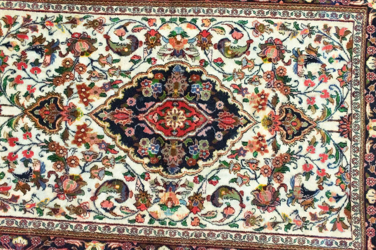 Tapis persan - Ghom - 145 x 102 cm - beige