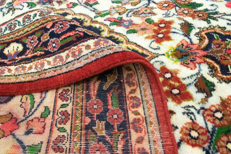 Tapis persan - Ghom - 145 x 102 cm - beige