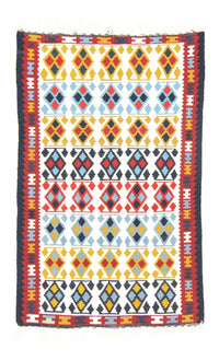 Tapis Kelim - Vieux - 150 x 94 cm - beige